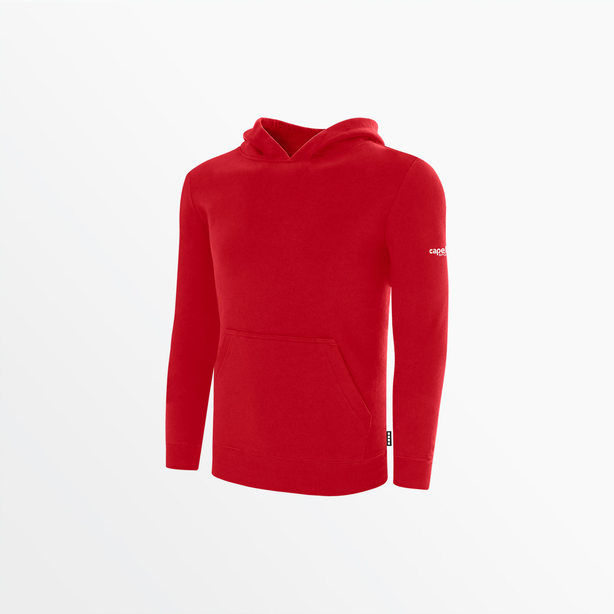 Youth Basics Fleece Pullover Hoodie With Sleeve Logo