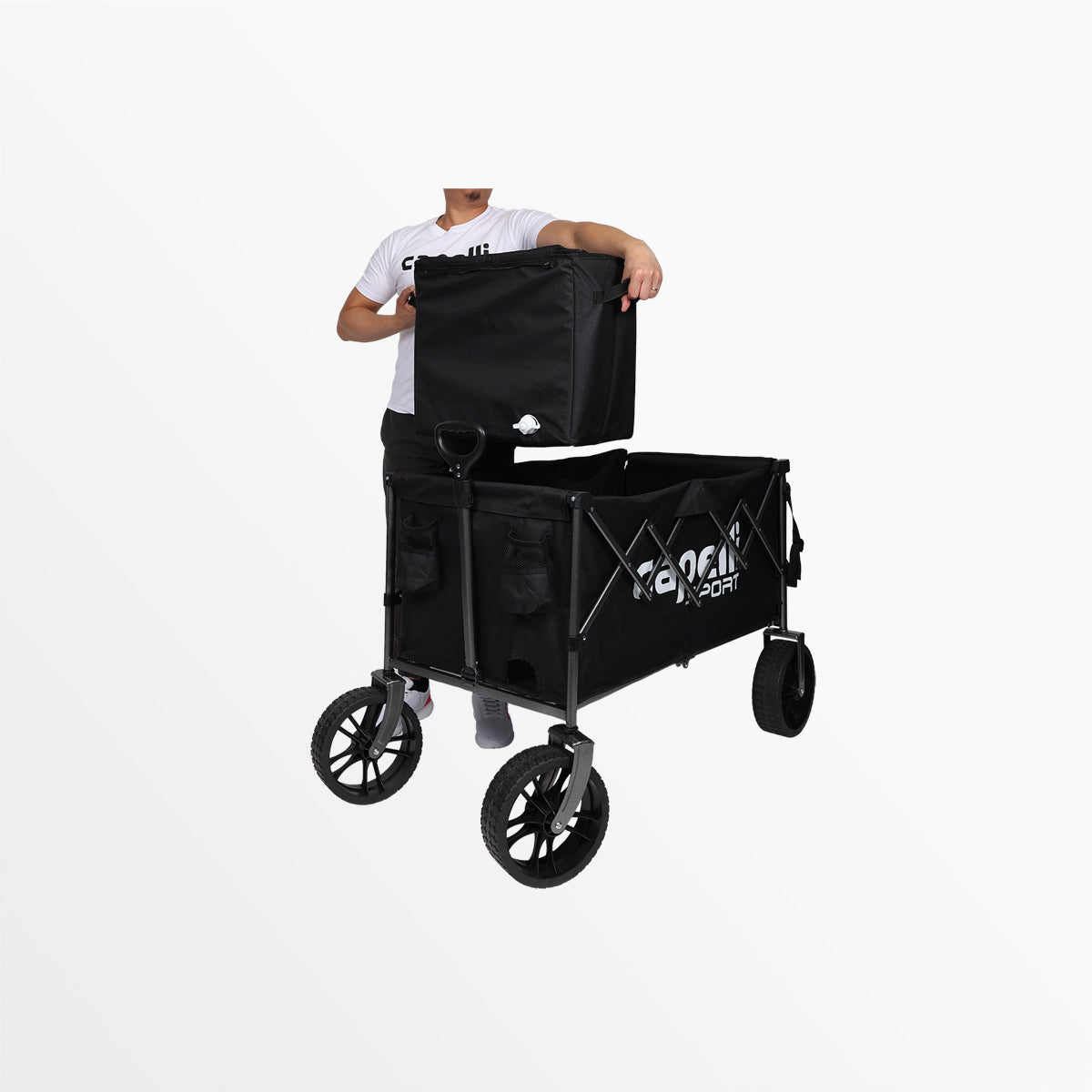 Deluxe Logo Sports Wagon With Tailgate and Cooler