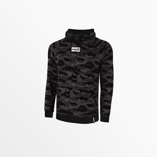 Men's French Terry Camo Print Pullover Hoodie