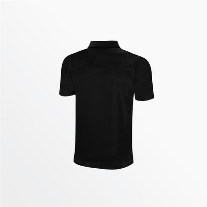 Men's Classic Small Stripe Poly Polo