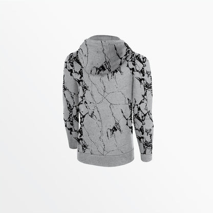 Men's Marble French Terry Pullover Hoodie