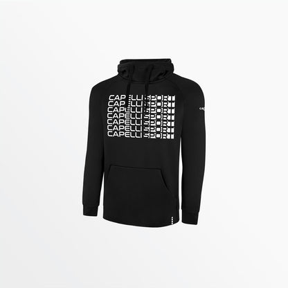 Men's Therma Fleece Pullover Hoodie With Front Repeating Logo