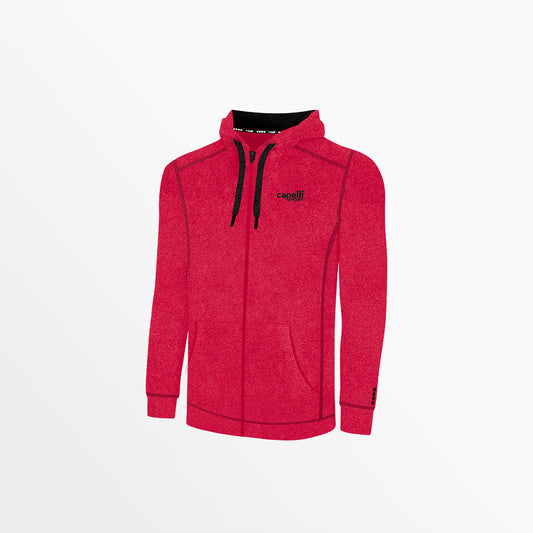Men's Essential Heather Zip Up Hoodie
