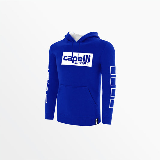 Men's Fleece Hoodie With Logo and 4 Cube Sleeves