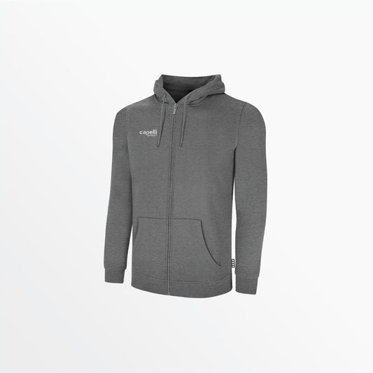 Men Basics Fleece Zip Up Hoodie
