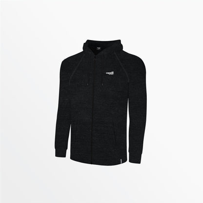 Men's Heathered Zip Up Hoodie