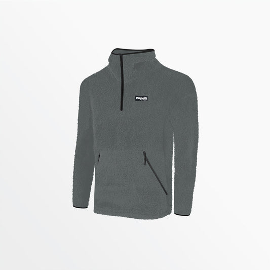 Adult Quarter Zip Sherpa Hoodie
