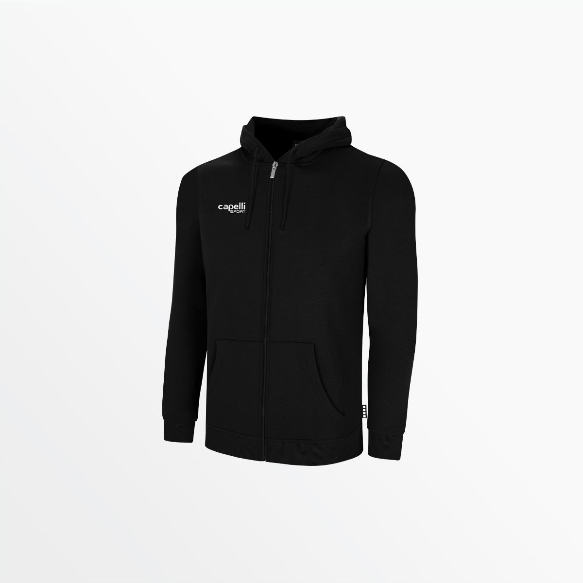 Men Basics Fleece Zip Up Hoodie