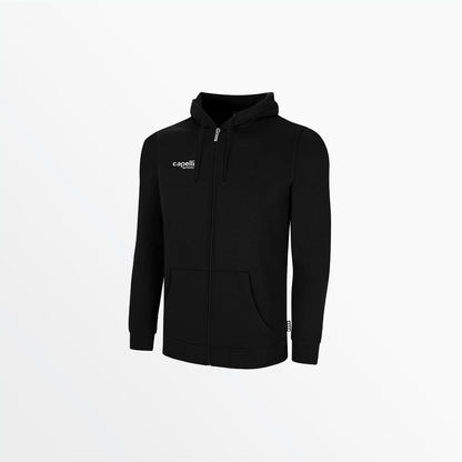 Men Basics Fleece Zip Up Hoodie