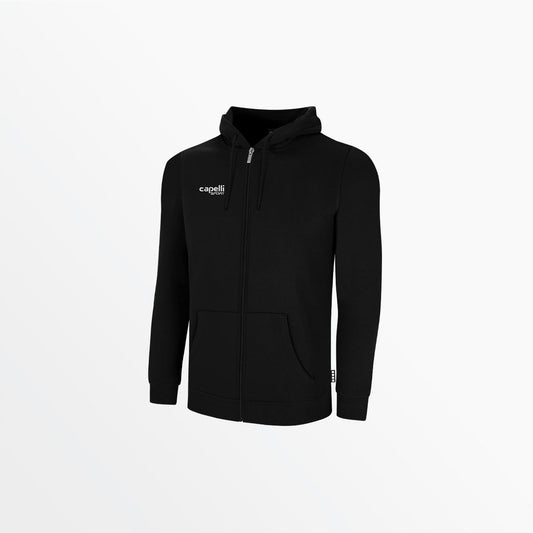 Men Basics Fleece Zip Up Hoodie