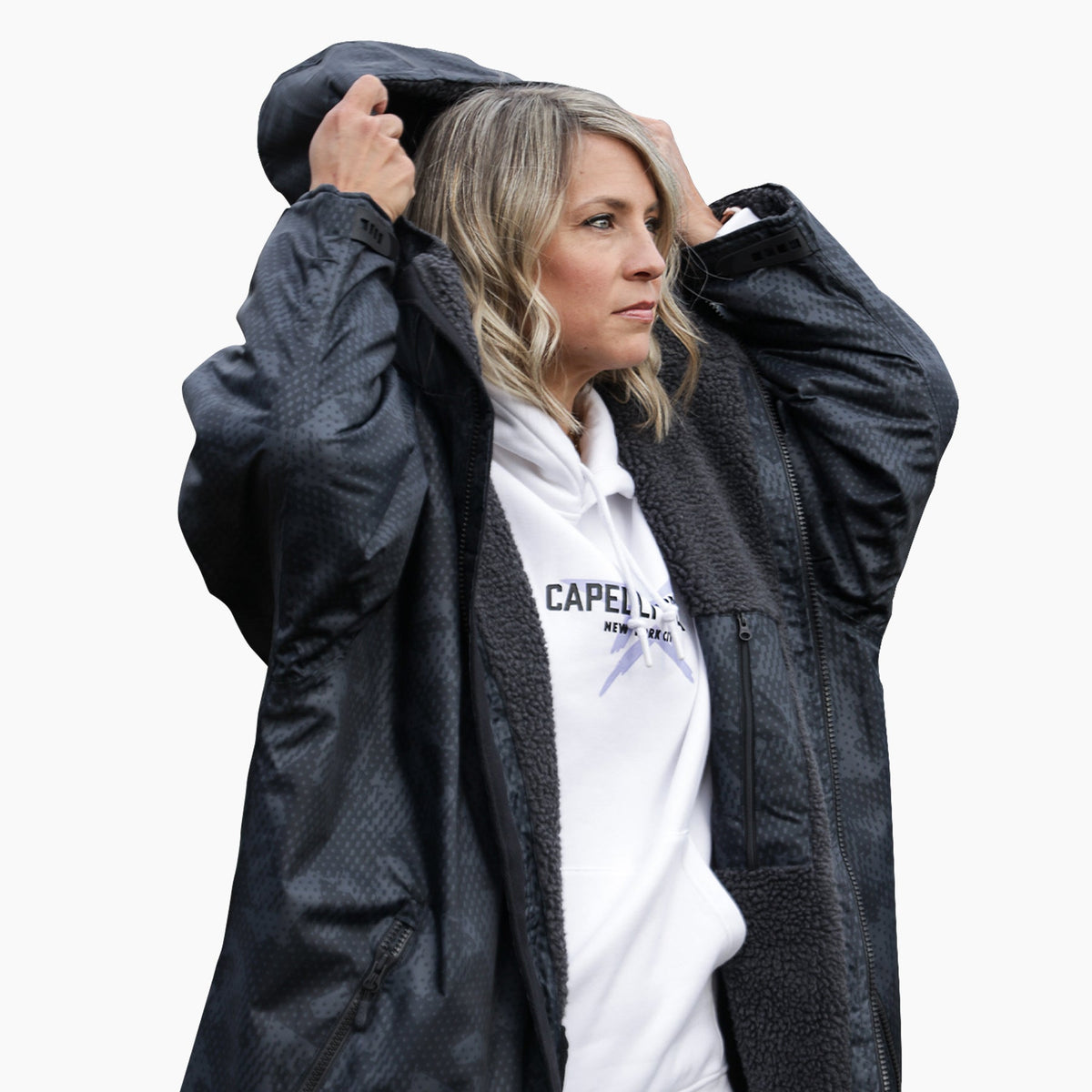 Adult Unisex Geo Camo Spectator Blanket Jacket