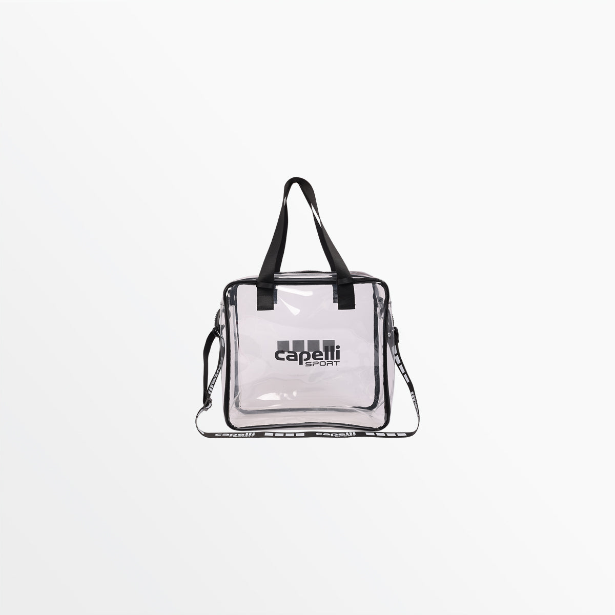Clear Square Zippered Tote