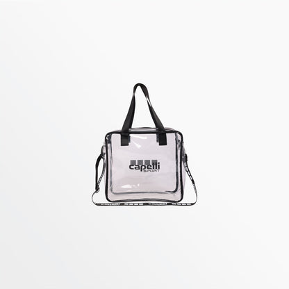 Clear Square Zippered Tote