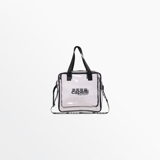 Clear Square Zippered Tote