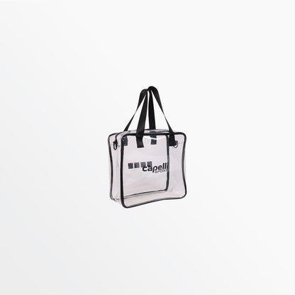 Clear Square Zippered Tote