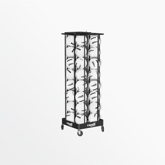 Vertical Volleyball Ball Storage Cage