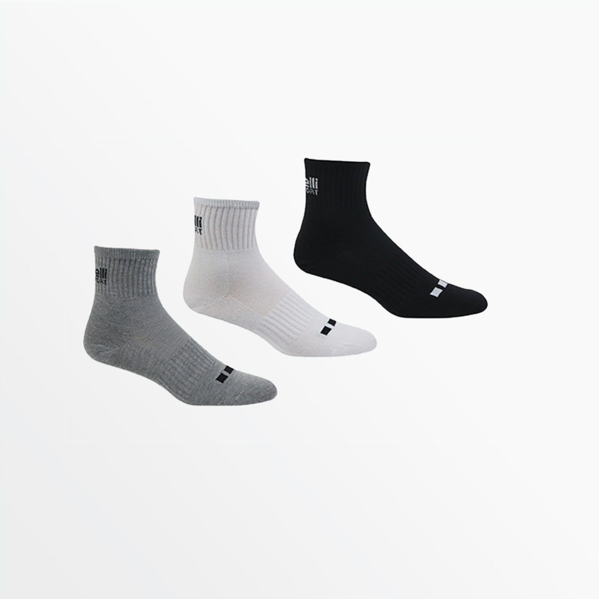 Basics CS-COOL Lightweight Quarter Top Socks