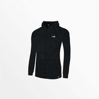 Women's Heathered Zip Up Hoodie