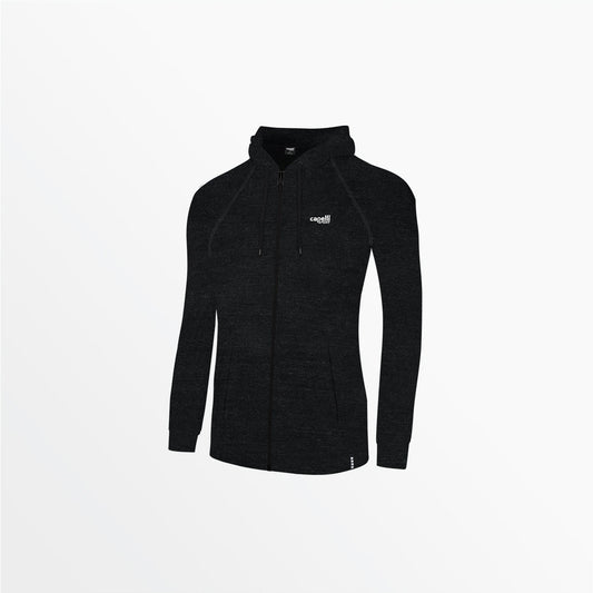 Women's Heathered Zip Up Hoodie