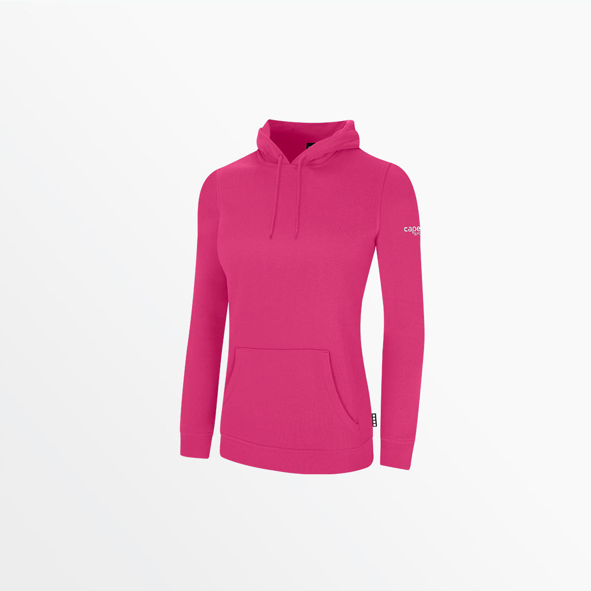 Women's Basics Fleece Pullover Hoodie With Sleeve Logo