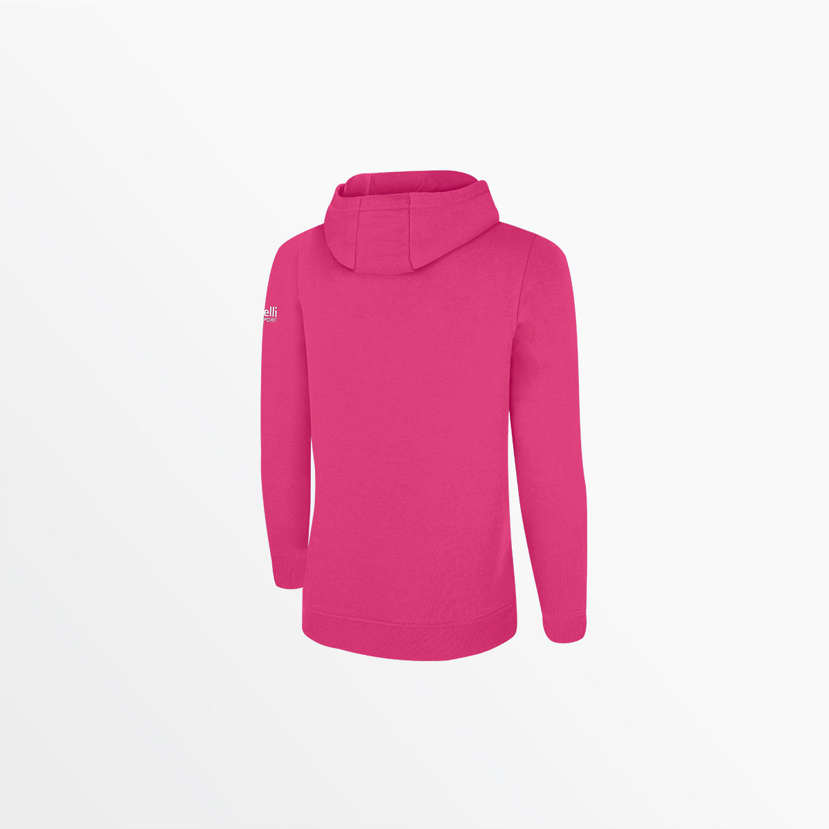 Women's Basics Fleece Pullover Hoodie With Sleeve Logo