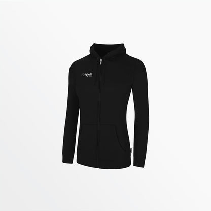 Women's Basic Fleece Zip Up Hoodie