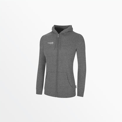 Women's Basic Fleece Zip Up Hoodie