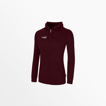Women's Basic Fleece Zip Up Hoodie