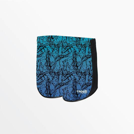 Women's Distressed Ombre 2-Tone Running Shorts