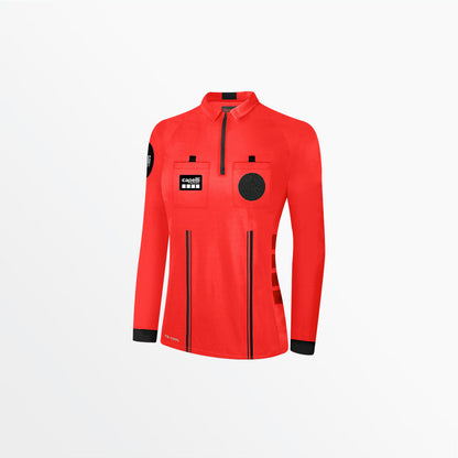 Women's Official Referee 1/4 Zip Long Sleeve Jersey