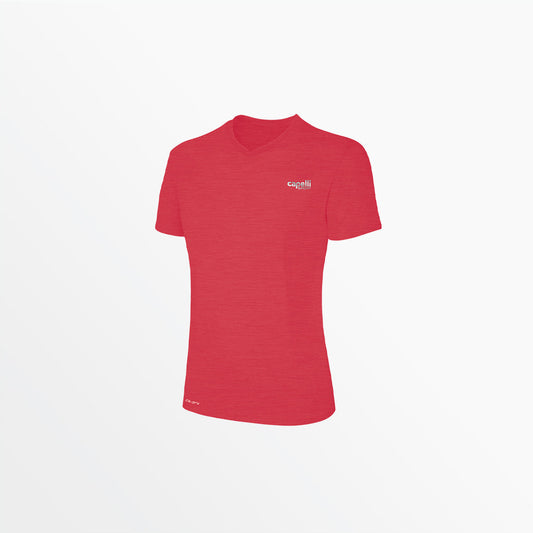 Women's Basics V-Neck Poly Tee