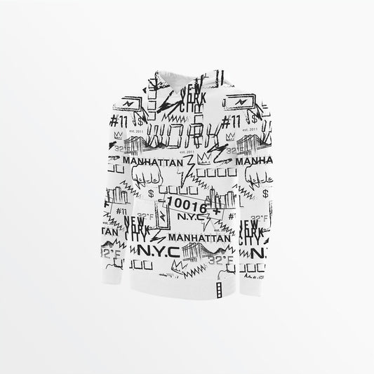 Youth Fleece Graphic Print Pullover Hoodie