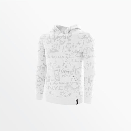 Youth Fleece Graphic Print Pullover Hoodie