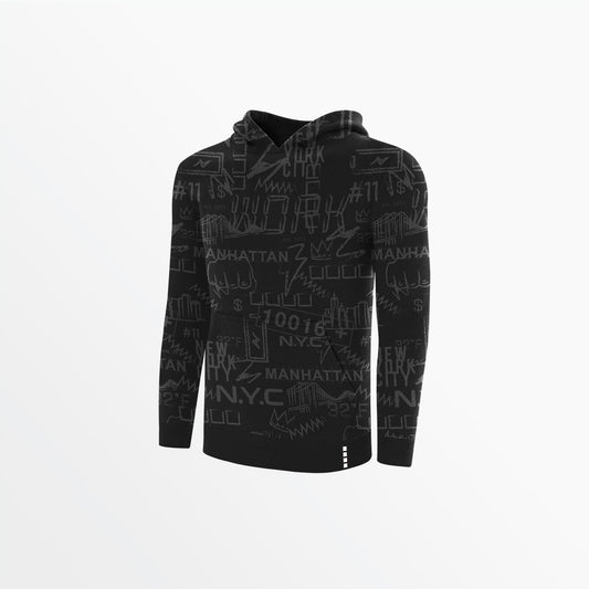 Youth Fleece Graphic Print Pullover Hoodie