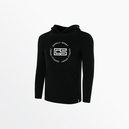 Youth Circle Monogram Pullover Hoodie