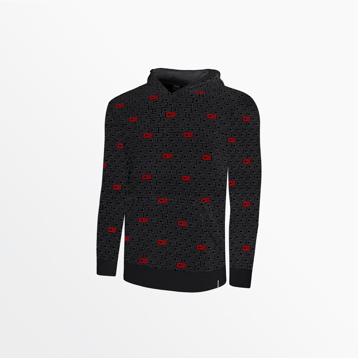 Youth CS Monogram Print Pullover Hoodie