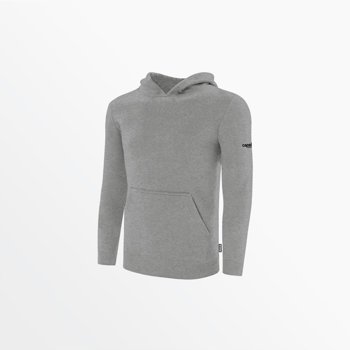 Youth Basics Fleece Pullover Hoodie With Sleeve Logo