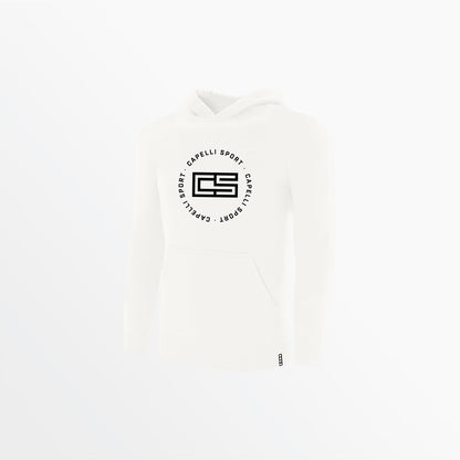 Youth Circle Monogram Pullover Hoodie