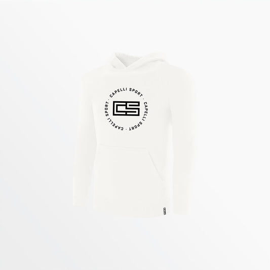 Youth Circle Monogram Pullover Hoodie