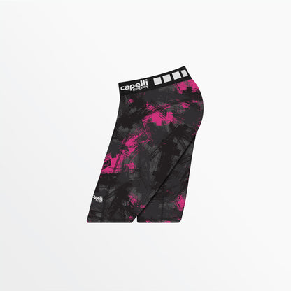 Girl's 3/4 Camo Strokes Biker Shorts