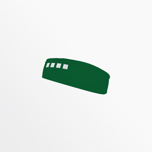 Narrow Regular Width Headband With Grip and 4 Cube Logo