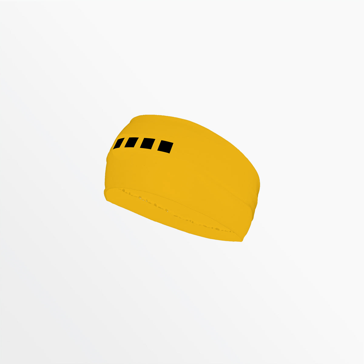Wide Width Headband With Grip and 4 Cube Logo