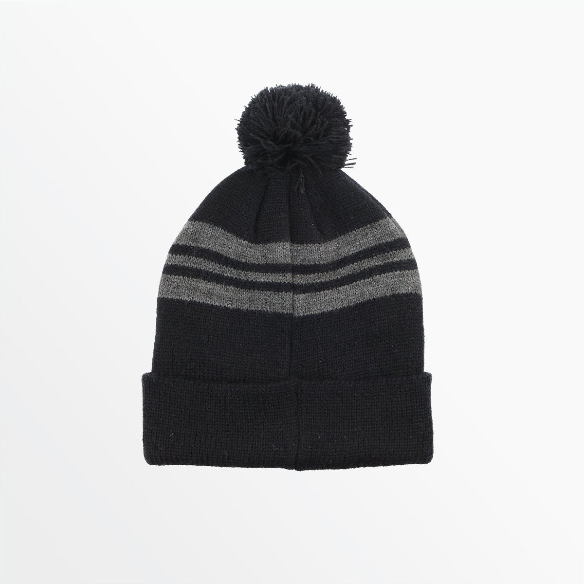 Youth Striped Pom Beanie