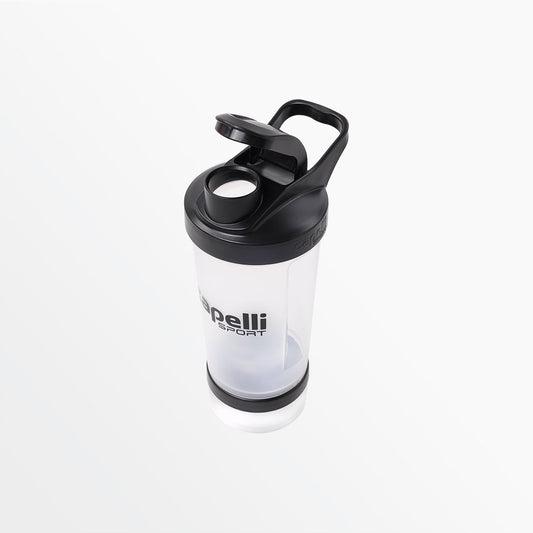 16 Oz Shaker Bottle With Bottom Storage Container