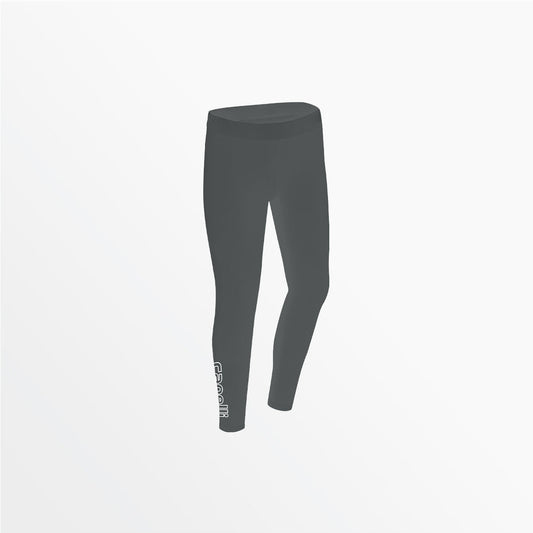 Girl's Mid Rise Logo Cotton Leggings