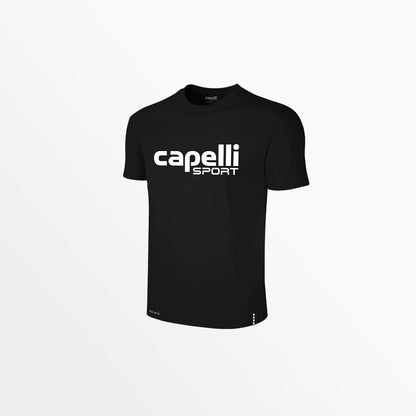 Adult Logo Crew Neck Poly Tee