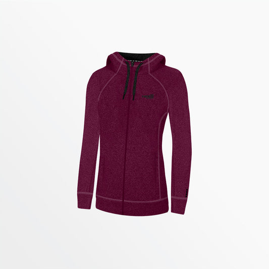 Girl's Essential Heather Zip Up Hoodie