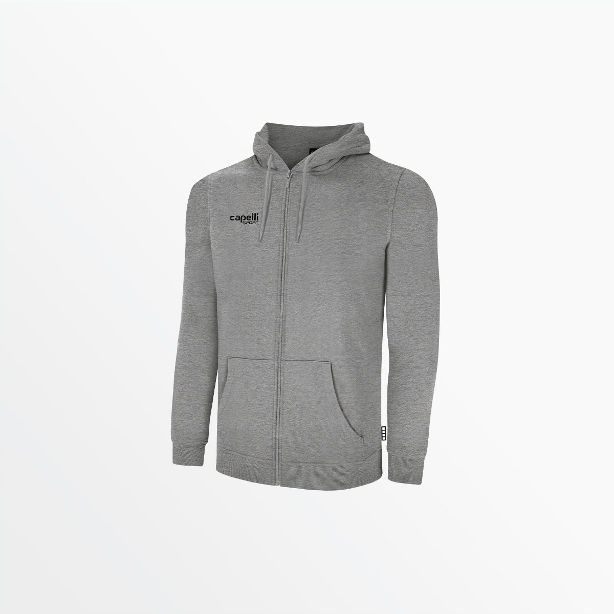 Men Basics Fleece Zip Up Hoodie