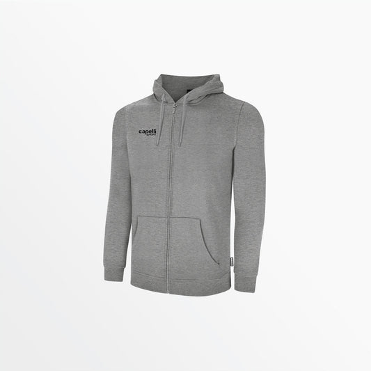 Men Basics Fleece Zip Up Hoodie