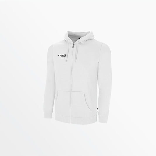 Men Basics Fleece Zip Up Hoodie